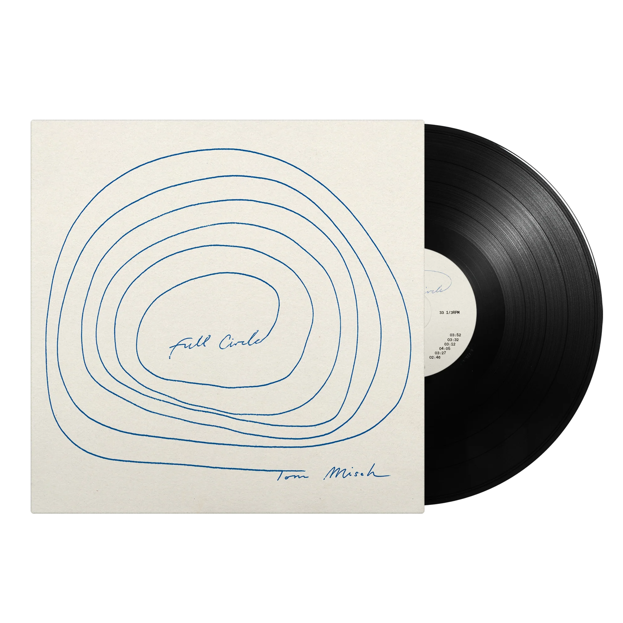 Full Circle | Standard Black Vinyl + Drawing T-shirt + Signed Postcard - Image 4