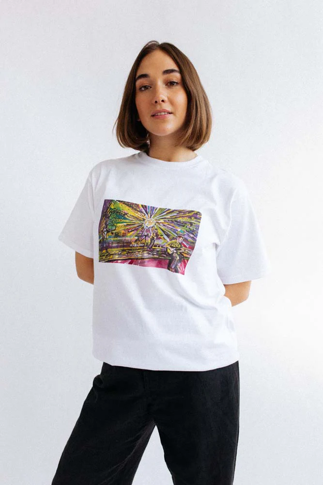 Glitterball Painting Tee - Image 5