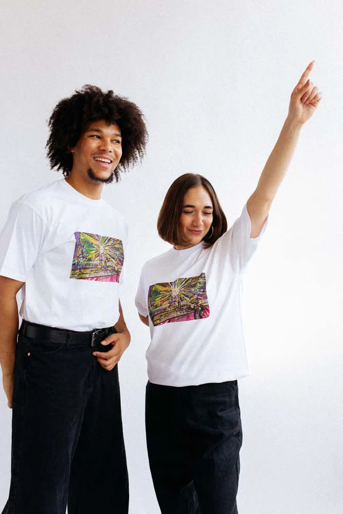 Glitterball Painting Tee - Image 6